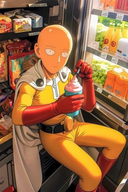 One‑Punch Man – 1 Panel – Multiple Sizes | Home Decor