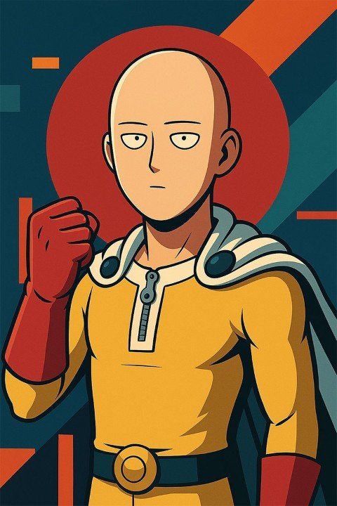 One‑Punch Man – 1 Panneau – Plusieurs Tailles | Décoration Maison