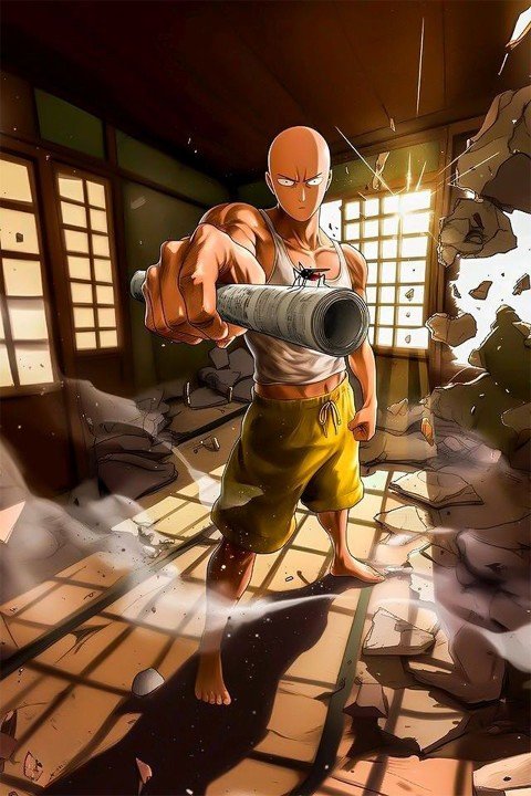 One‑Punch Man – 1 Panneau – Plusieurs Tailles | Décoration Maison