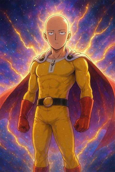 One‑Punch Man – 1 Panneau – Plusieurs Tailles | Décoration Maison