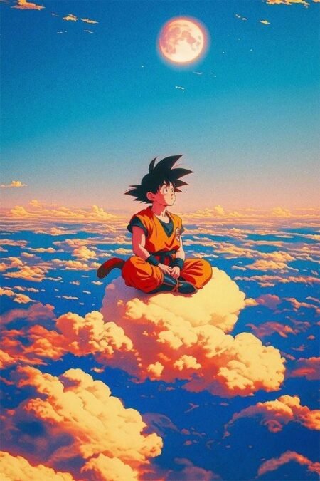 لوحة Dragon Ball – قطعة واحدة – برشة أحجام | ديكور دارك