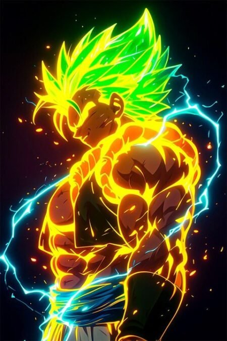 لوحة Dragon Ball – قطعة واحدة – برشة أحجام | ديكور دارك