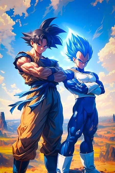 لوحة Dragon Ball – قطعة واحدة – برشة أحجام | ديكور دارك