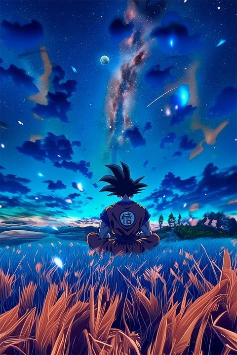 لوحة Dragon Ball – قطعة واحدة – برشة أحجام | ديكور دارك