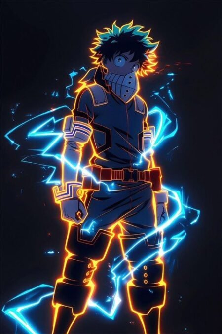 لوحة My Hero Academia – قطعة واحدة – برشة أحجام | ديكور دارك