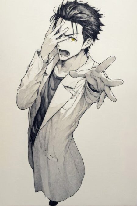 Steins Gate – 1 Panneau – Plusieurs Tailles | Décoration Maison