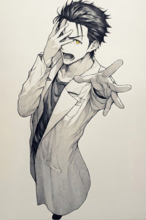 Steins Gate – 1 Panneau – Plusieurs Tailles | Décoration Maison