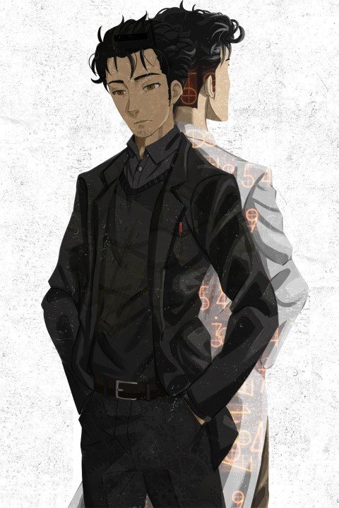 Steins Gate – 1 Panneau – Plusieurs Tailles | Décoration Maison