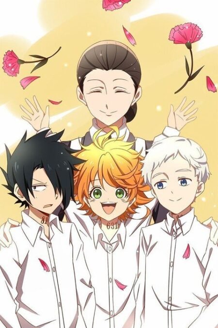 لوحة The Promised Neverland – قطعة واحدة – برشة أحجام | ديكور دارك