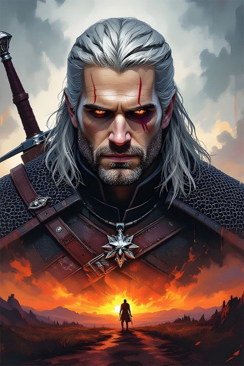 The Witcher – 1 Panel – Multiple Sizes | Home Decor