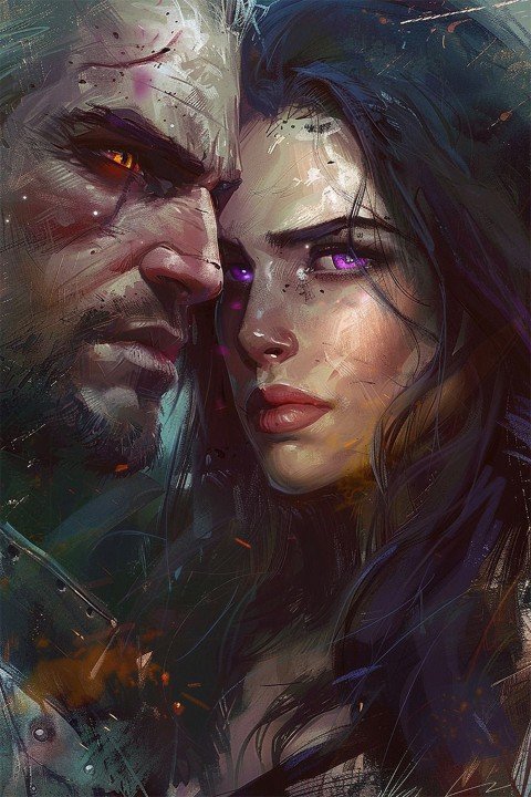 The Witcher – 1 Panneau – Plusieurs Tailles | Décoration Maison