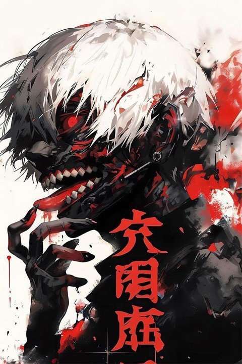 Tokyo Ghoul – 1 Panneau – Plusieurs Tailles | Décoration Maison