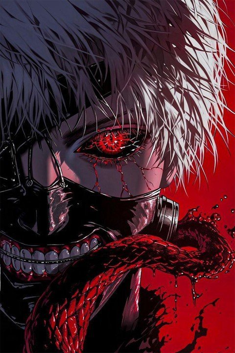 Tokyo Ghoul – 1 Panneau – Plusieurs Tailles | Décoration Maison