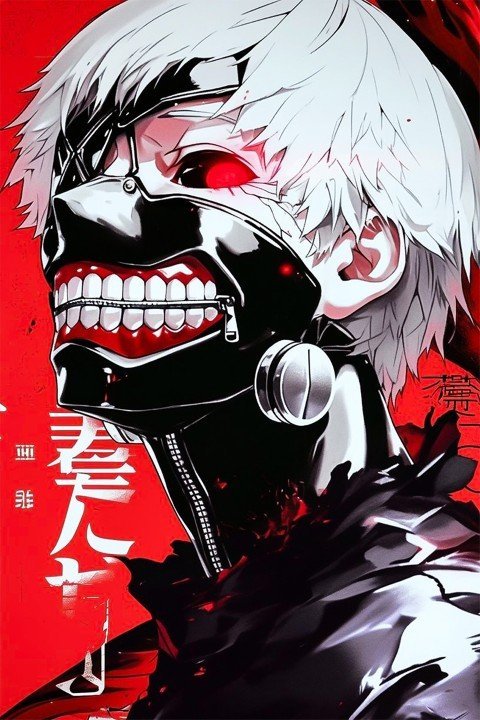 Tokyo Ghoul – 1 Panneau – Plusieurs Tailles | Décoration Maison