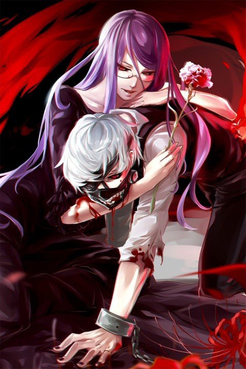 Tokyo Ghoul – 1 Panneau – Plusieurs Tailles | Décoration Maison