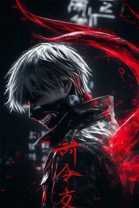 Tokyo Ghoul – 1 Panneau – Plusieurs Tailles | Décoration Maison