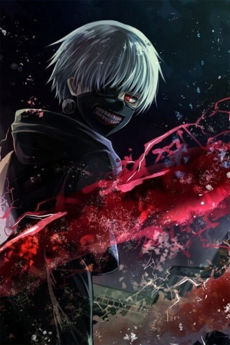 Tokyo Ghoul – 1 Panneau – Plusieurs Tailles | Décoration Maison