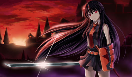 لوحة Akame ga Kill! – قطعة واحدة – برشة أحجام | ديكور دارك