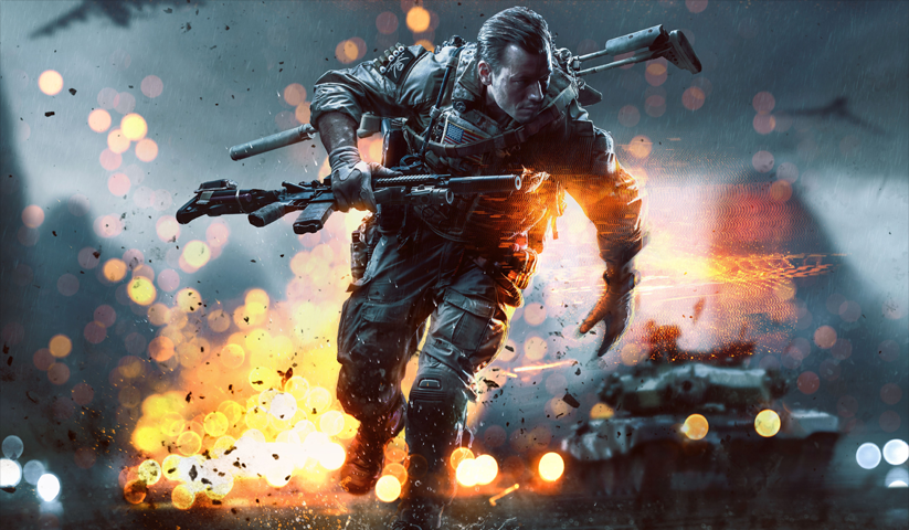 Battlefield – 1 Panneau – Plusieurs Tailles | Décoration Maison