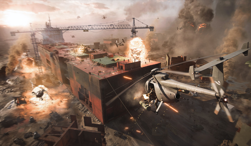 لوحة Battlefield – قطعة واحدة – برشة أحجام | ديكور دارك