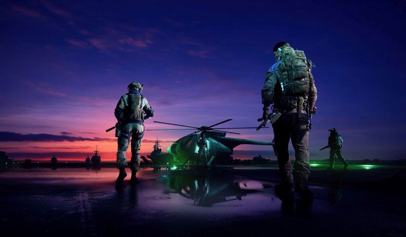 لوحة Battlefield – قطعة واحدة – برشة أحجام | ديكور دارك