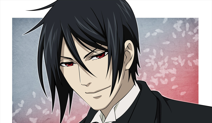 لوحة Black Butler – قطعة واحدة – برشة أحجام | ديكور دارك