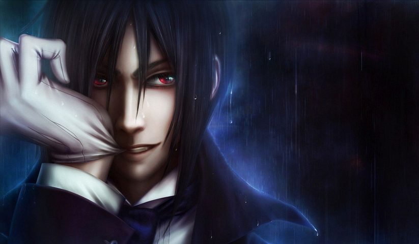 لوحة Black Butler – قطعة واحدة – برشة أحجام | ديكور دارك