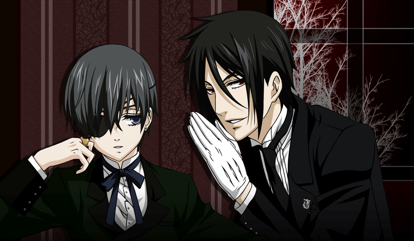 لوحة Black Butler – قطعة واحدة – برشة أحجام | ديكور دارك