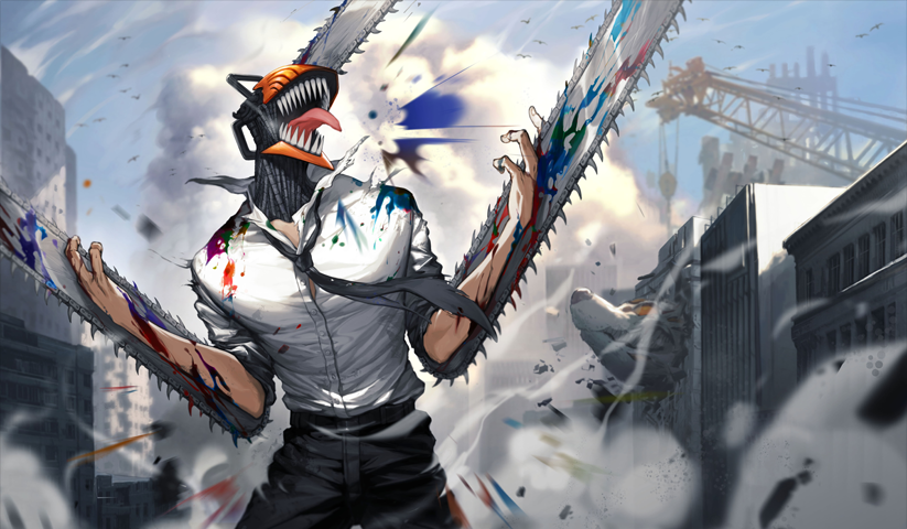 Chainsaw Man – 1 Panneau – Plusieurs Tailles | Décoration Maison