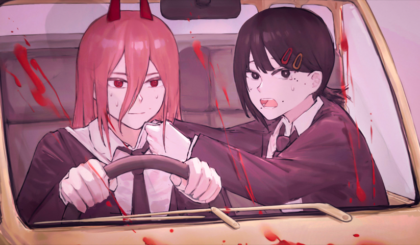 لوحة Chainsaw Man – قطعة واحدة – برشة أحجام | ديكور دارك