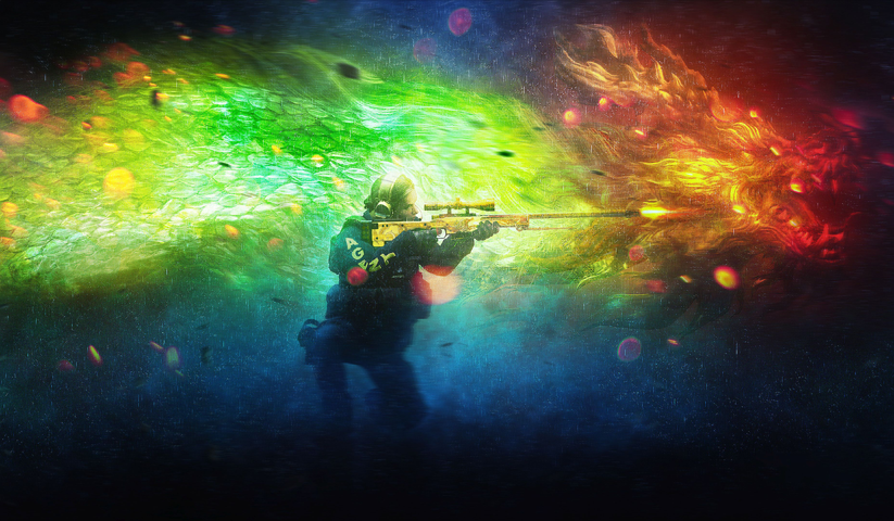 Counter Strike – 1 Panel – Multiple Sizes | Home Decor