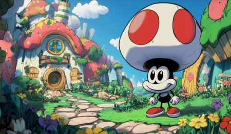 Cuphead – 1 Panel – Multiple Sizes | Home Decor