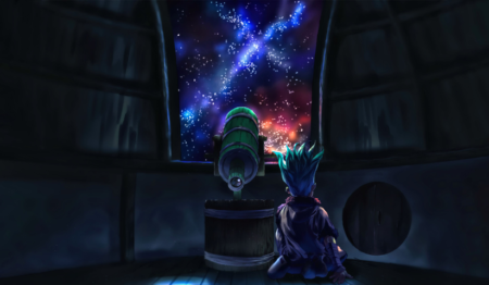 لوحة Dr Stone – قطعة واحدة – برشة أحجام | ديكور دارك