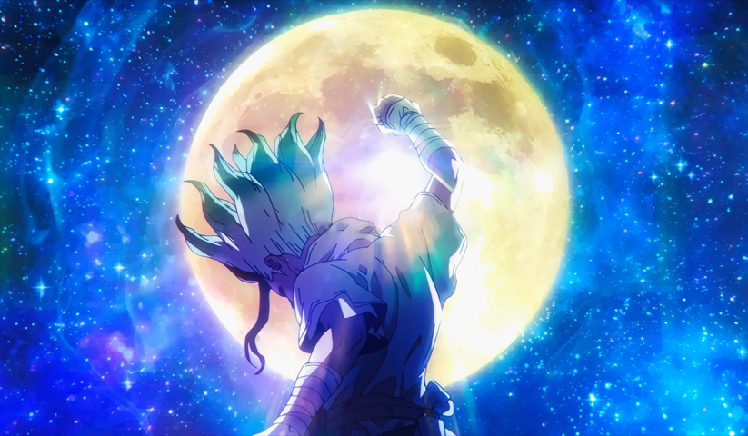 لوحة Dr Stone – قطعة واحدة – برشة أحجام | ديكور دارك