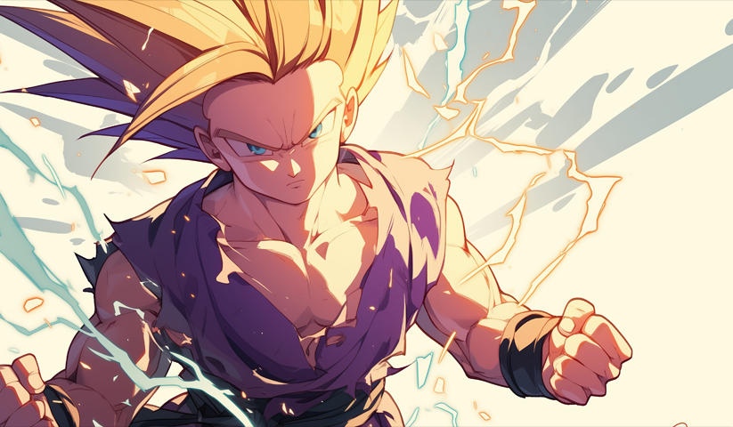 لوحة Dragon Ball – قطعة واحدة – برشة أحجام | ديكور دارك