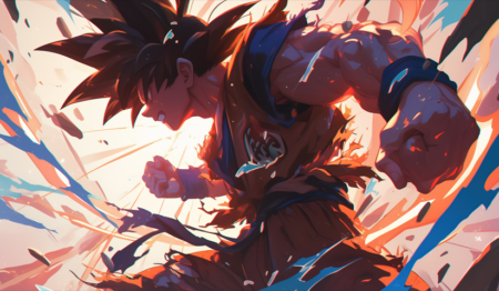 لوحة Dragon Ball – قطعة واحدة – برشة أحجام | ديكور دارك