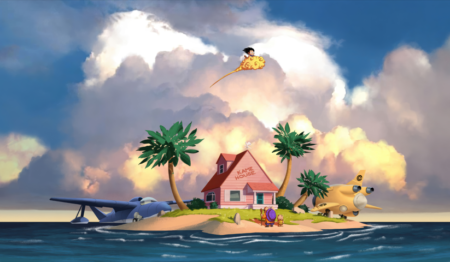 لوحة Dragon Ball – قطعة واحدة – برشة أحجام | ديكور دارك