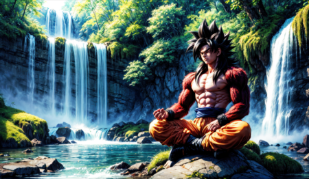 لوحة Dragon Ball – قطعة واحدة – برشة أحجام | ديكور دارك