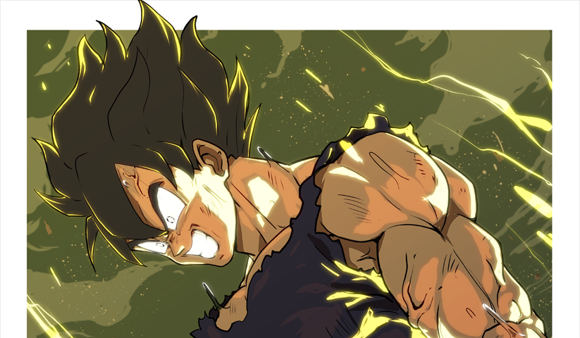 لوحة Dragon Ball – قطعة واحدة – برشة أحجام | ديكور دارك