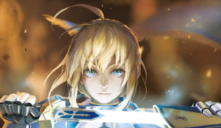 لوحة Fate stay night – قطعة واحدة – برشة أحجام | ديكور دارك