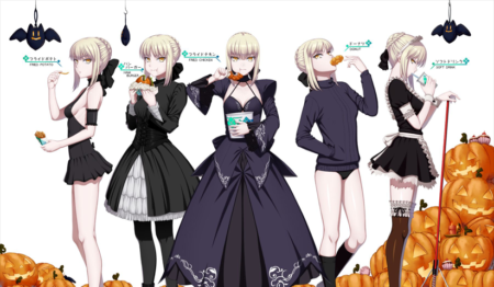 لوحة Fate stay night – قطعة واحدة – برشة أحجام | ديكور دارك