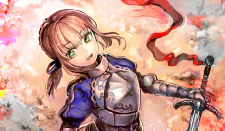 لوحة Fate stay night – قطعة واحدة – برشة أحجام | ديكور دارك