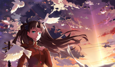 لوحة Fate stay night – قطعة واحدة – برشة أحجام | ديكور دارك