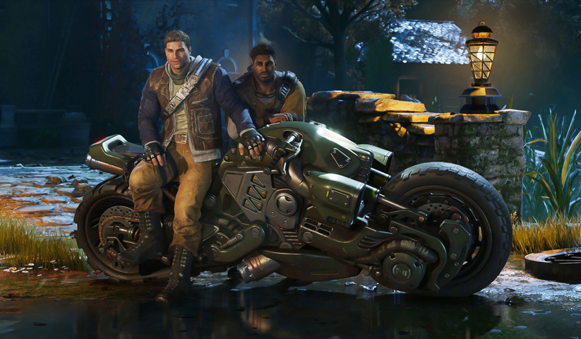 لوحة Gears of War – قطعة واحدة – برشة أحجام | ديكور دارك