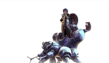 لوحة Ghost in the Shell – قطعة واحدة – برشة أحجام | ديكور دارك