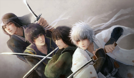 لوحة Gintama – قطعة واحدة – برشة أحجام | ديكور دارك