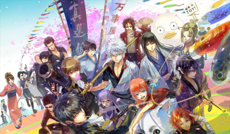 لوحة Gintama – قطعة واحدة – برشة أحجام | ديكور دارك
