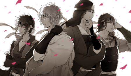 لوحة Gintama – قطعة واحدة – برشة أحجام | ديكور دارك