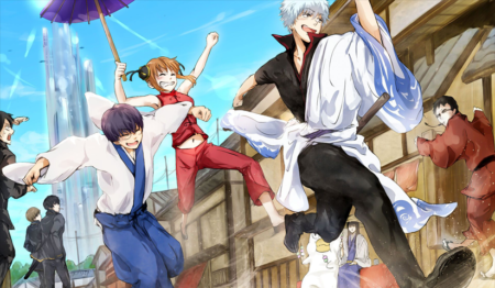 لوحة Gintama – قطعة واحدة – برشة أحجام | ديكور دارك