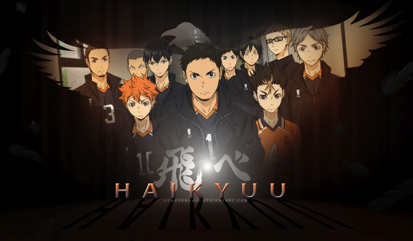 لوحة Haikyuu! – قطعة واحدة – برشة أحجام | ديكور دارك